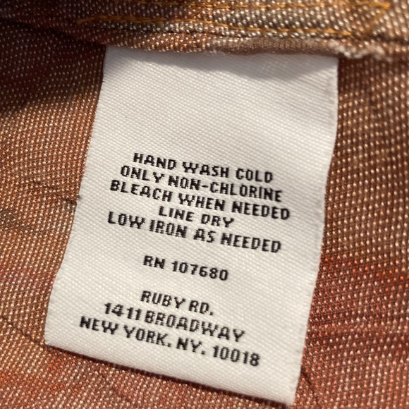 Ruby Rd. Linen blend jacket pearlized buttons 8 - Picture 12 of 15